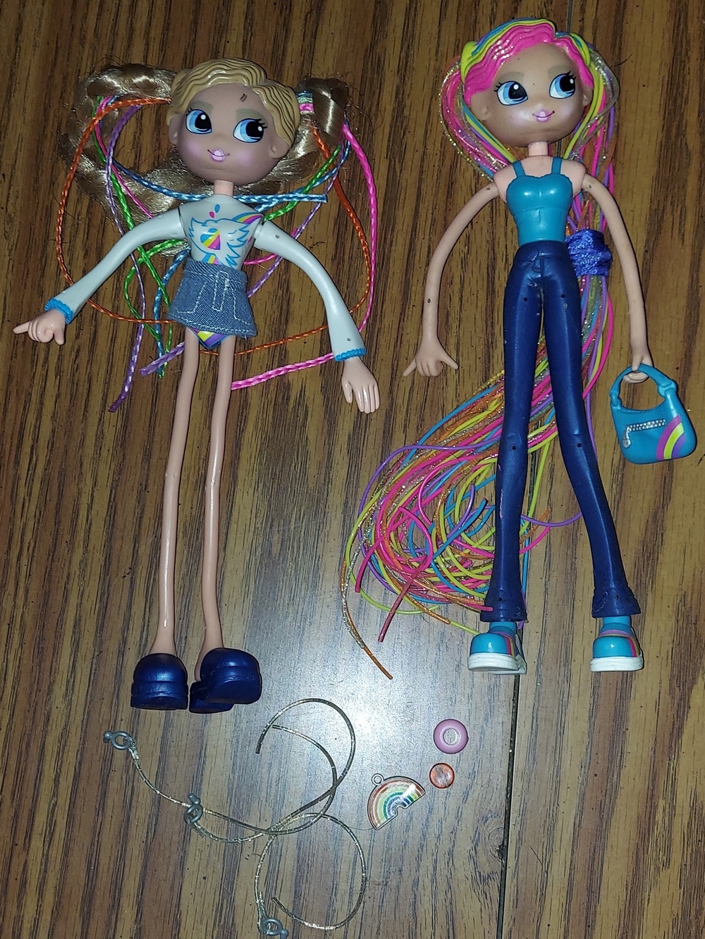 2 Vintage Speghetti Dolls